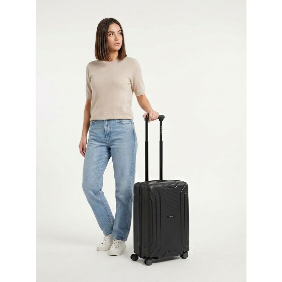 Redolz Essentials 15 4-roll cabin trolley 55 cm with three-point closure