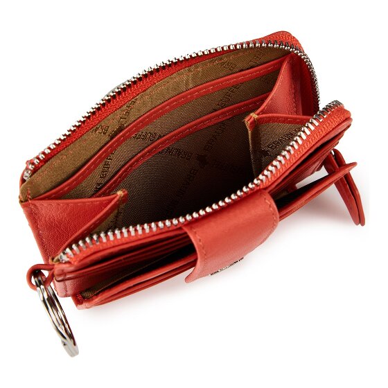 Braun Büffel Joy Credit card case RFID protection Leather 11 cm