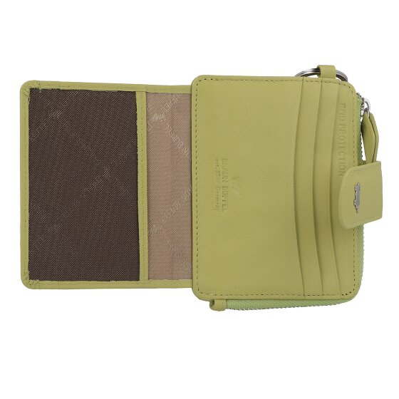 Braun Büffel Joy Credit card case RFID protection Leather 11 cm