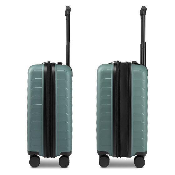 d&n Toronto 4 wheels Cabin trolley S 54 cm with expansion pleat