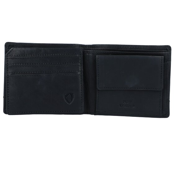 Spikes & Sparrow Wallet RFID leather 11 cm