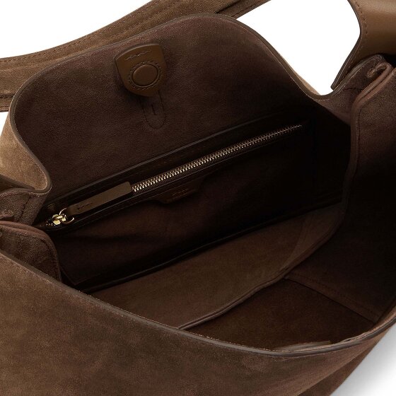 POLO RALPH LAUREN Polo ID Shoulder Bag Genuine Leather 40 cm