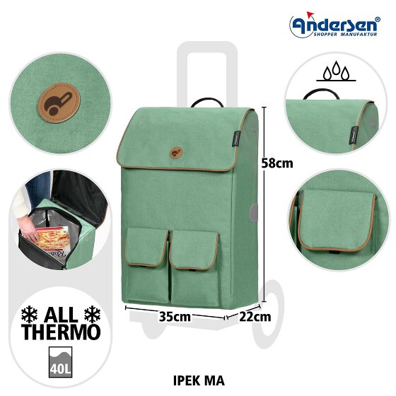 Andersen Shopper Royal Shopper Ipek Ma Shopping Trolley 58 cm