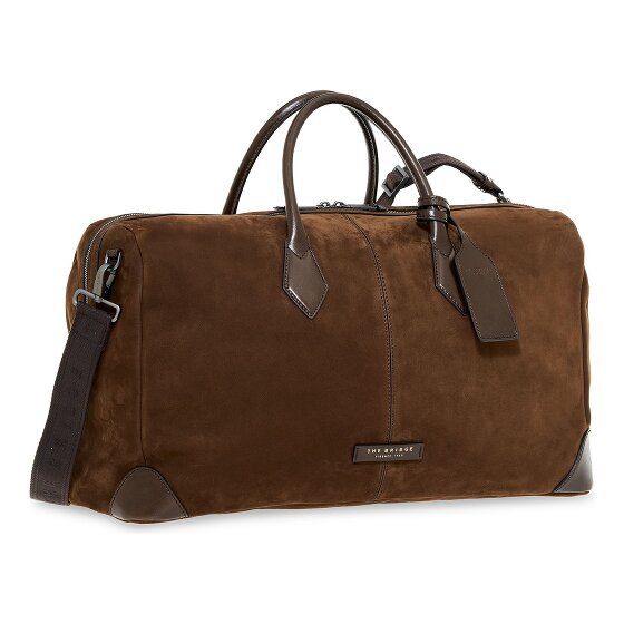 The Bridge Travel Soft Weekender travel bag Genuine Leather 54 cm