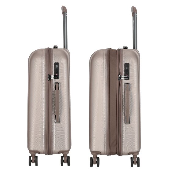 Polestream Moonrock 4 wheels Suitcase set 3-piece with expansion pleat