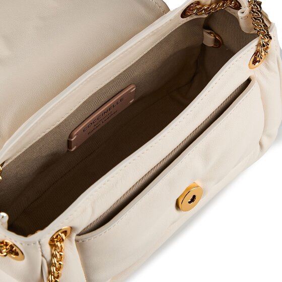 Coccinelle C-Me Fluffy Shoulder Bag Leather 21 cm