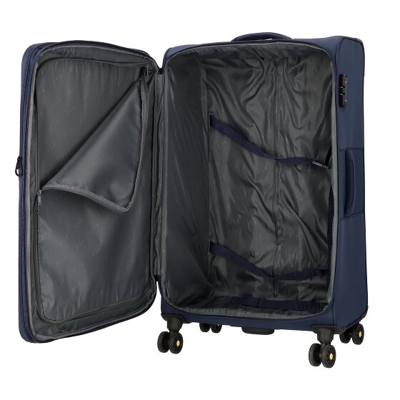 d&n Travel Line 9704 4 wheels Trolley L 78 cm Expandable