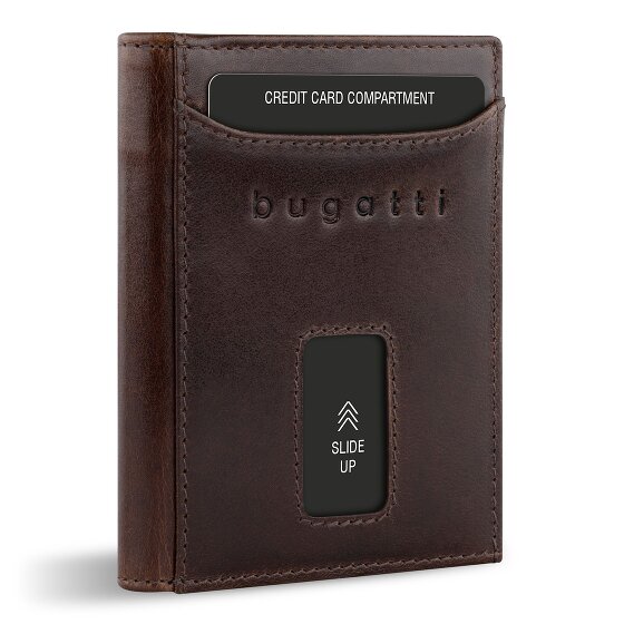 Bugatti Secure Slim Wallet RFID protection Leather 8 cm Bugatti Secure Slim Wallet RFID protection Leather 8 cm