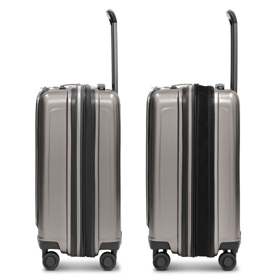 Redolz Essentials 14 4 wheels Cabin trolley S 55 cm Laptop compartment with expansion pleat