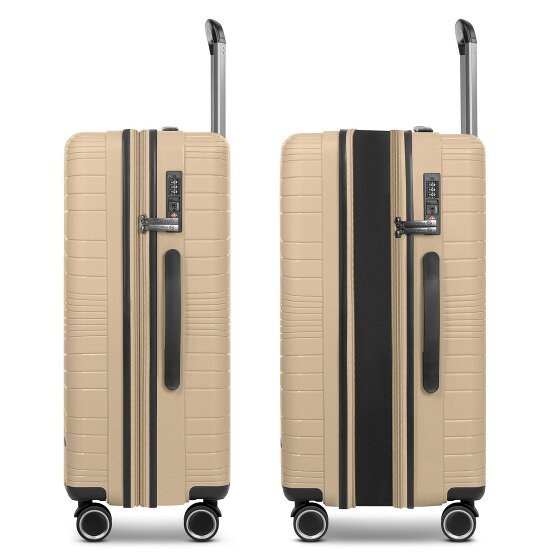 Franky Dallas 3.0 4-wheel suitcase set 3-piece with expansion fold