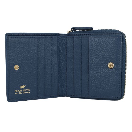 Braun Büffel Asti Wallet RFID protection Genuine Leather 10 cm