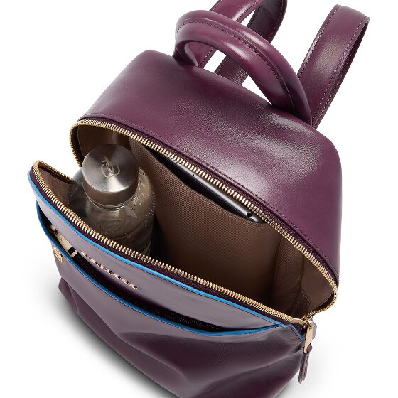 Piquadro Blue Square City Backpack Genuine Leather 30 cm