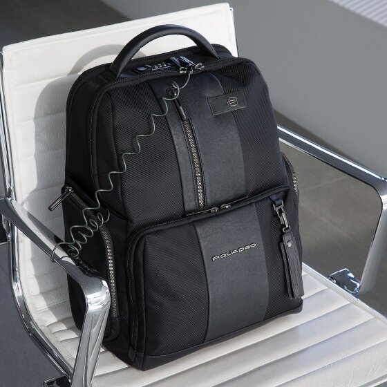 Piquadro Letter backpack RFID 42 cm laptop compartment