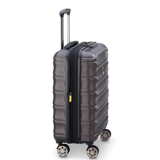 Delsey Paris Meteor 4 wheels Cabin trolley 55 cm with expansion pleat