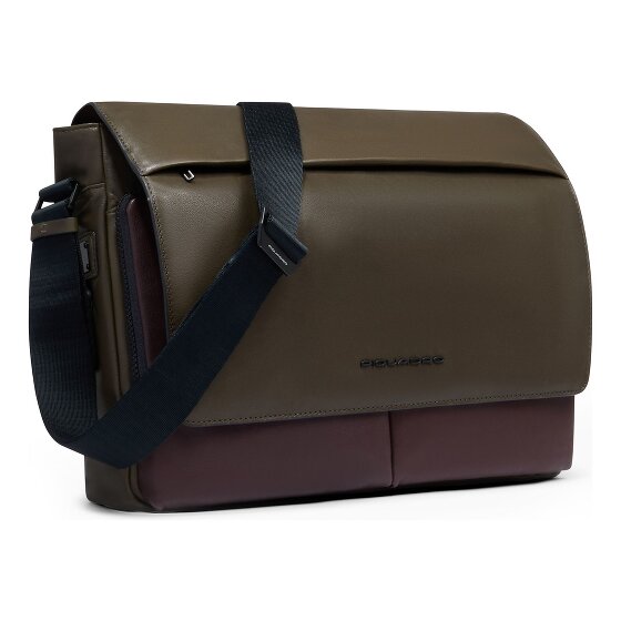 Piquadro Harper Briefcases Messenger Leather 37 cm Laptop compartment