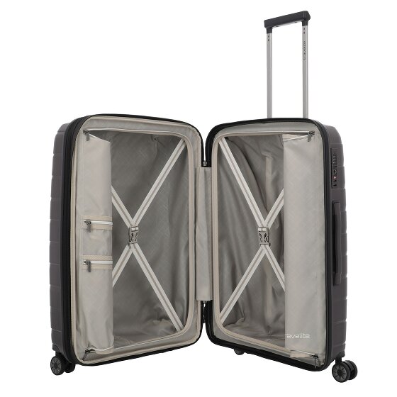 Travelite Air Base 4 wheels Trolley M 67 cm with expansion pleat