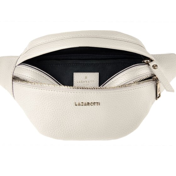Lazarotti Bologna Leather Double-Zip Bum Bag, Crossbody, Leather, 25 cm