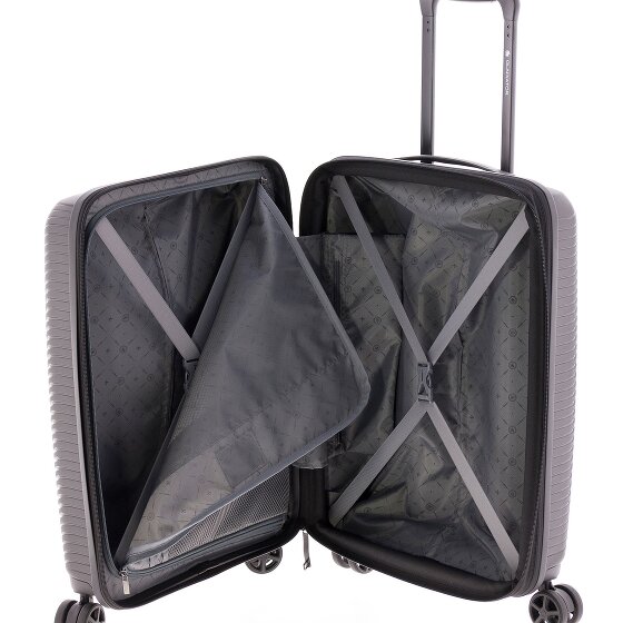 Gladiator 2800 4 wheels Cabin trolley 55 cm with expansion pleat