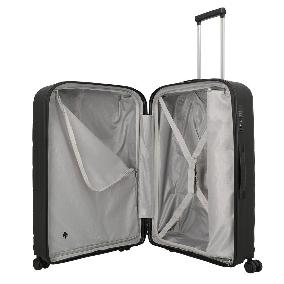 Travelite Burano 4 wheels Suitcase set 3-piece with expansion pleat