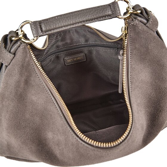 Hey Marly Lifetime Sister Suede Shoulder Bag M Genuine Leather 35.5 cm