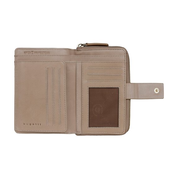 Bugatti Noemi Wallet RFID protection Leather 14 cm
