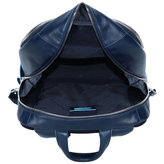 Piquadro Blue Square backpack leather 43 cm laptop compartment