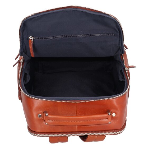 Leonhard Heyden Cambridge backpack leather 42 cm laptop compartment
