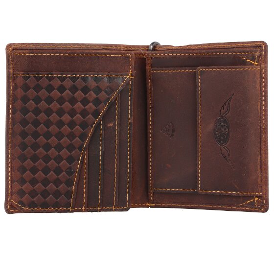 Greenburry Racing Collection Bristol wallet RFID leather 10 cm