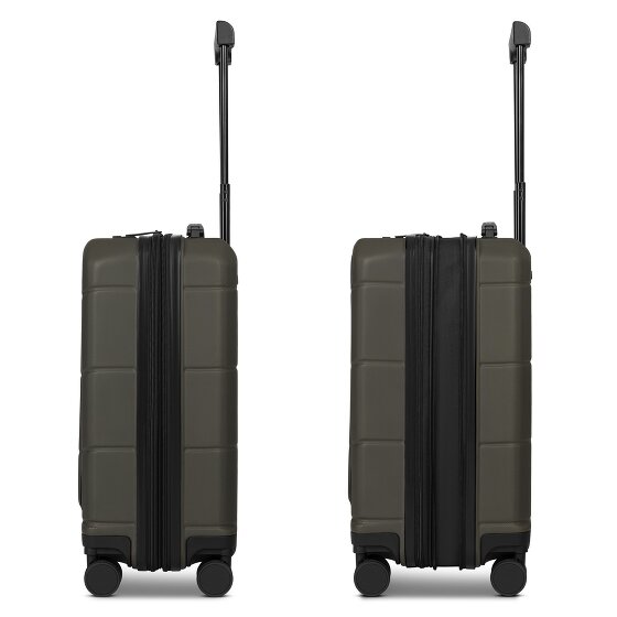 Police London 4 wheels Cabin suitcase 55 cm Laptop compartment Expandable