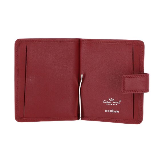 Golden Head Polo Wallet RFID protection Genuine Leather 10 cm