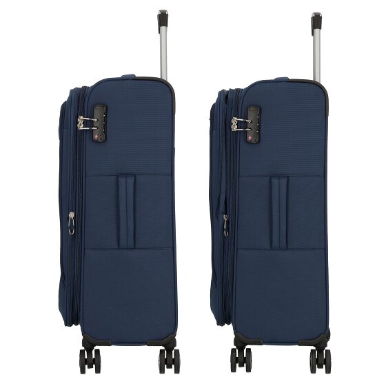 Cocoono Monterrey 4 wheels Suitcase set 3-piece with expansion pleat