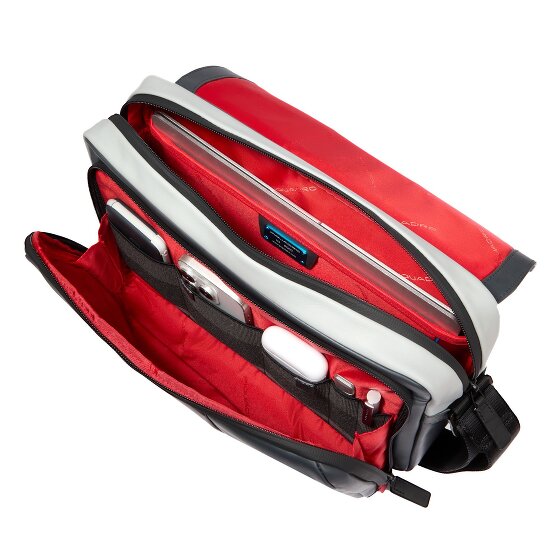 Piquadro Urban Messenger RFID protection Leather 35 cm Laptop compartment