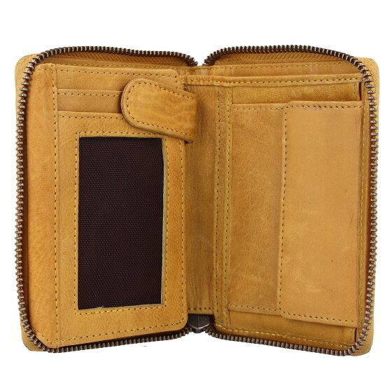 Greenburry Vintage Washed wallet leather 10 cm