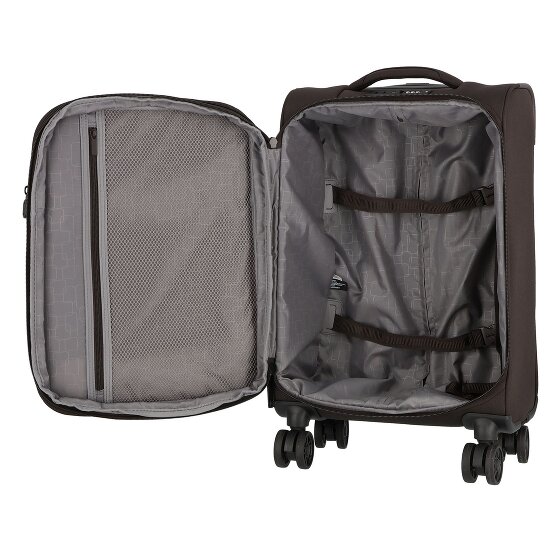 Jump Monthélys 4 wheels Cabin trolley 55 cm with expansion pleat