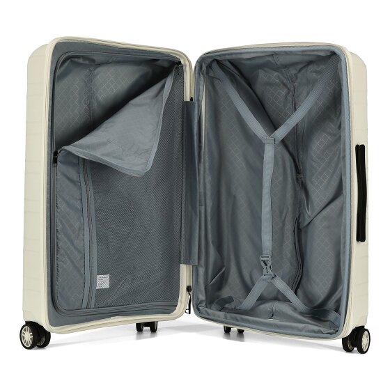 d&n Travel Line 4700 4 wheels Suitcase set 3-piece with expansion pleat