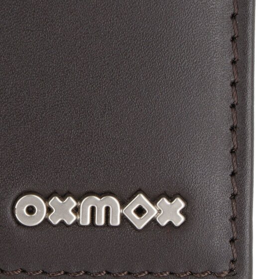 oxmox Leather Wallet RFID protection Genuine Leather 11 cm