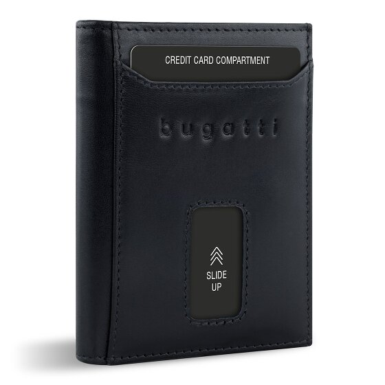 Bugatti Secure Slim Wallet RFID protection Leather 8 cm Bugatti Secure Slim Wallet RFID protection Leather 8 cm
