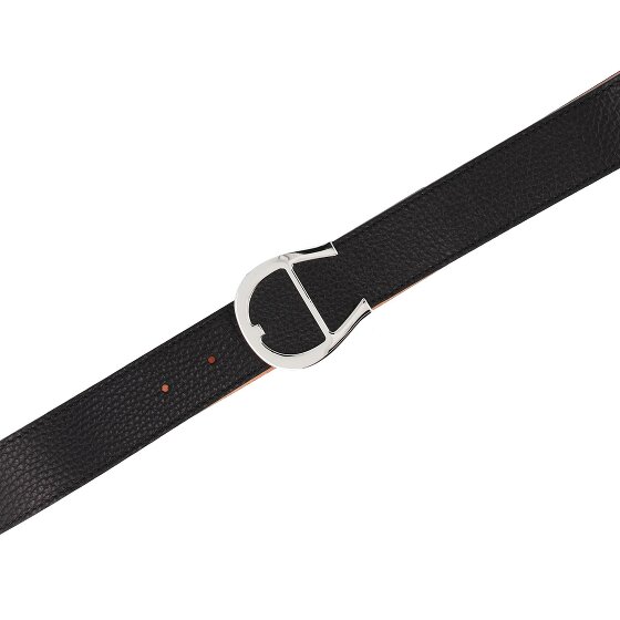 Aigner Logo belt leather