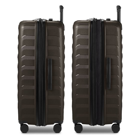 d&n Toronto 4 wheels Suitcase set 3-piece with expansion pleat