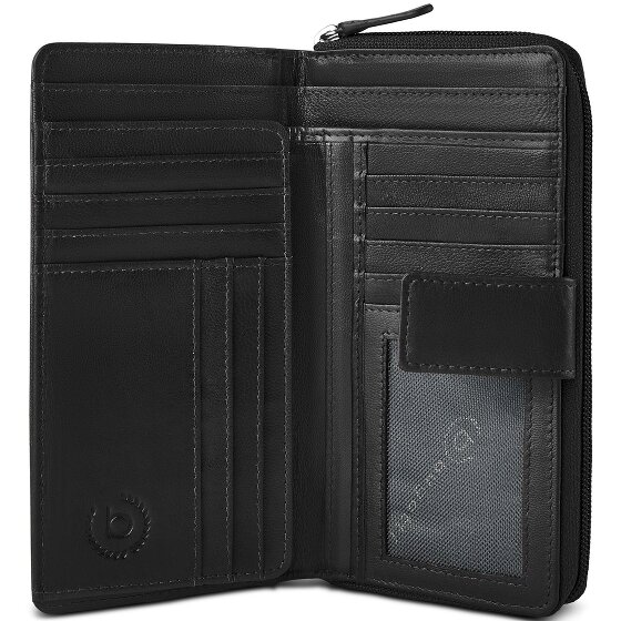 Bugatti Valencia Wallet RFID protection Genuine Leather 19 cm