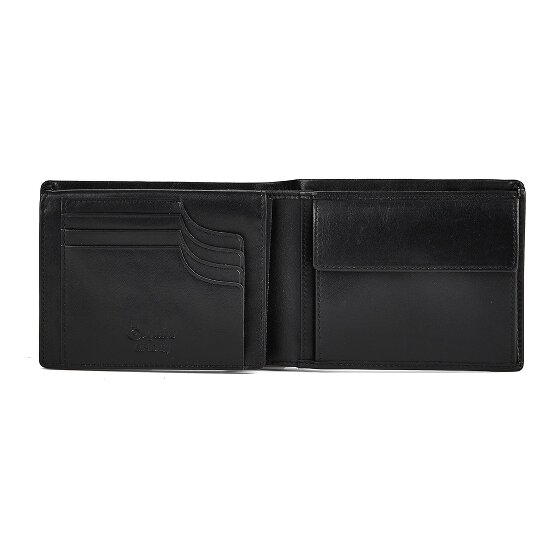 Esquire Silk Wallet RFID protection Genuine Leather 12 cm