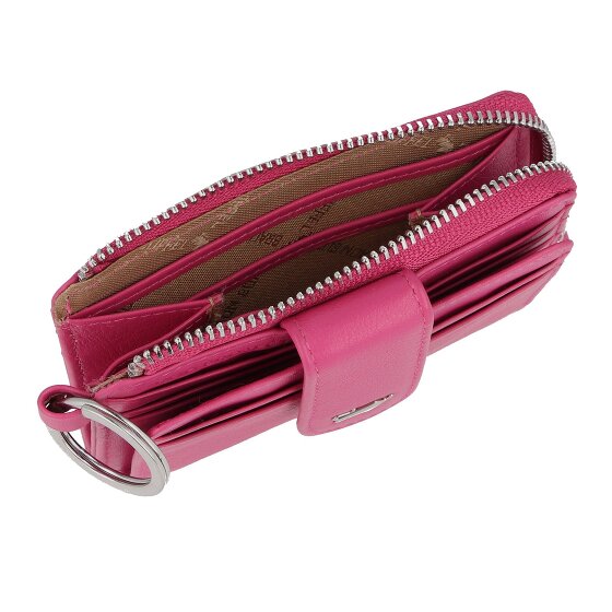 Braun Büffel Joy Credit card case RFID protection Leather 11 cm