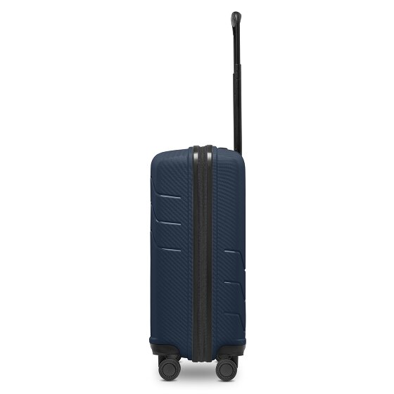 Redolz Essentials 17 4-wheel cabin trolley 55 cm soft-pocket laptop compartment