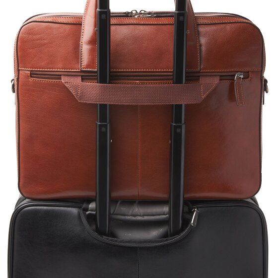 Castelijn & Beerens Paul briefcase leather 41 cm laptop compartment