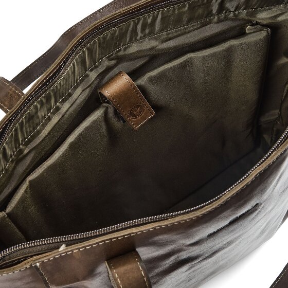 Greenburry Newport Shoulder Bag Genuine Leather 33 cm Laptop compartment