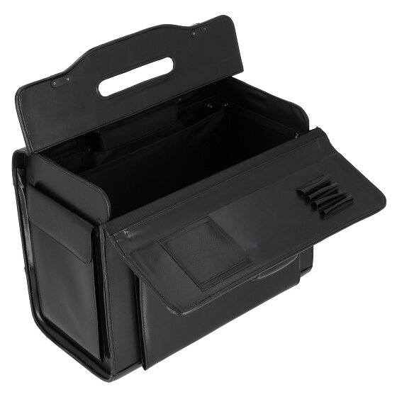 Dermata 2 wheels Pilot trolley Leather 39 cm