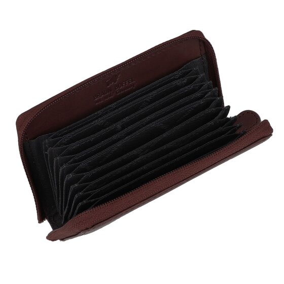 Braun Büffel Arezzo Credit card case RFID protection Leather 11.5 cm