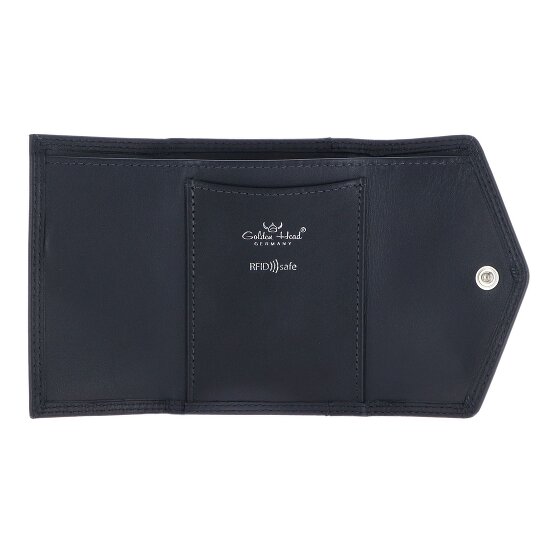 Golden Head Polo Wallet RFID protection Genuine Leather 10 cm