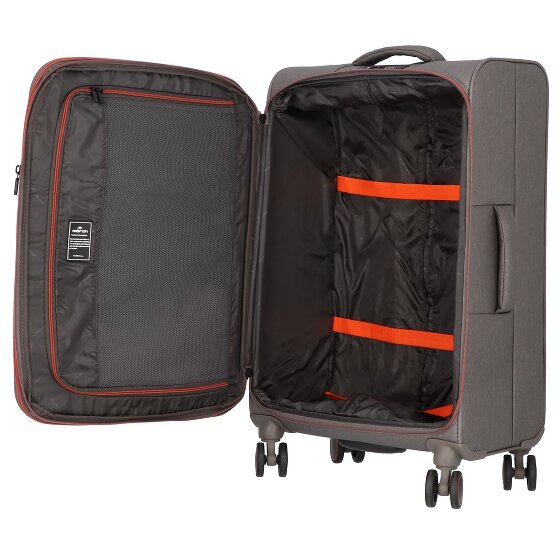 March15 Trading Silhouette 4 wheels Suitcase set 3-piece with expansion pleat