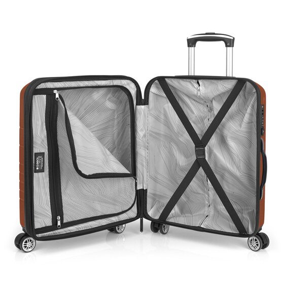 Gabol Escape 4 wheels Suitcase set 3-piece with expansion pleat